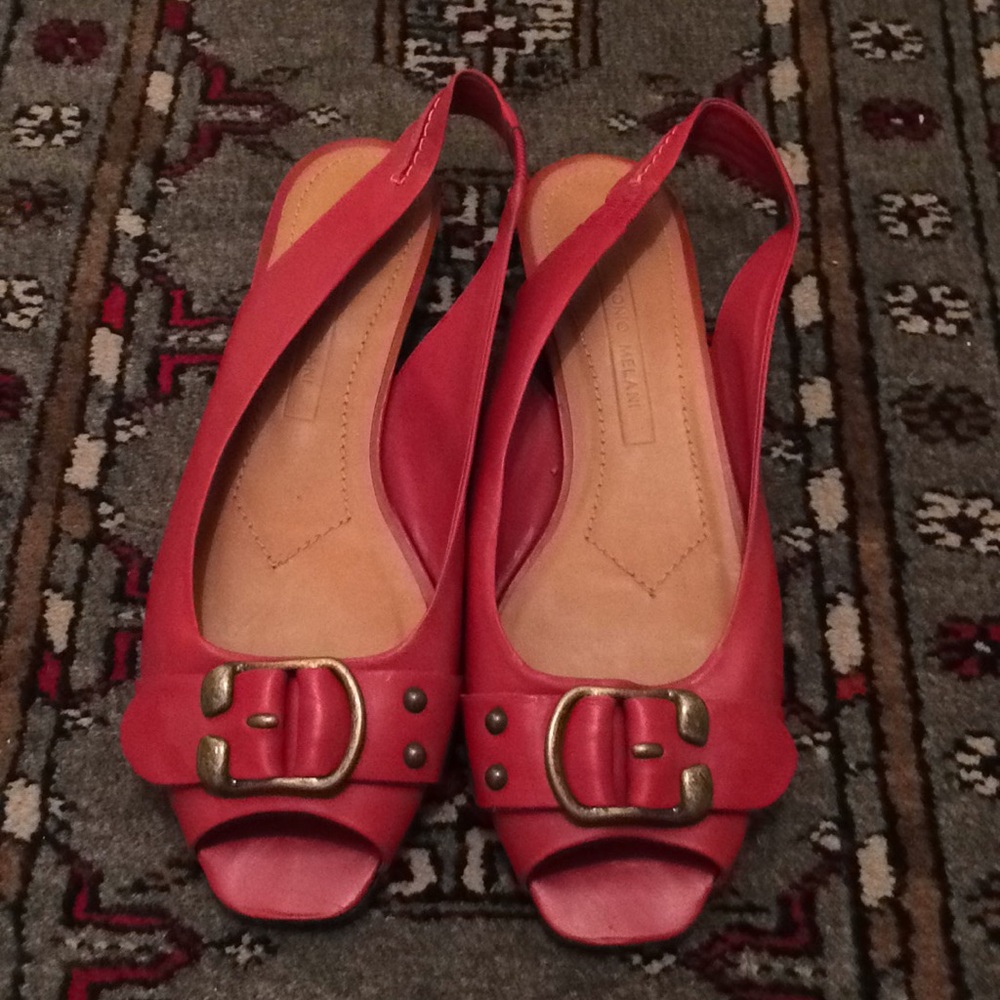 Antonio Melani Peep Toe Flats